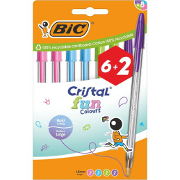 PACK 8 BOLÍGRAFOS BIC...
