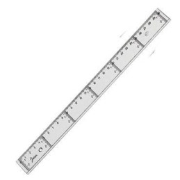 REGLA PLANA FAIBO 30cm