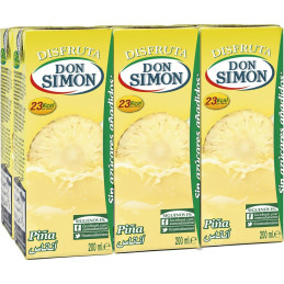 PACK 6 BRICKS ZUMO DE PIÑA...